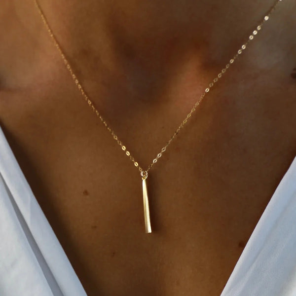 Katie Waltman Petite Bar Necklace