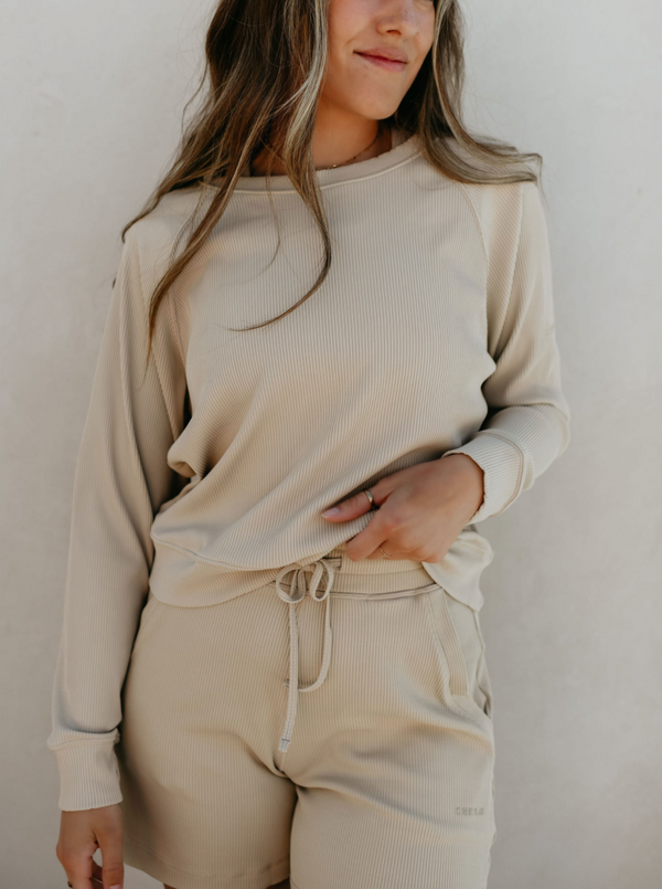 Esther Long Sleeve Ribbed Top