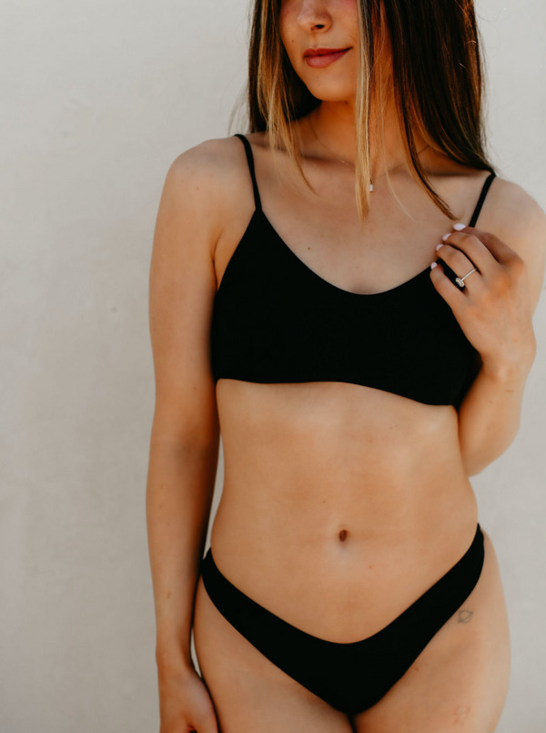 Maaji Jade Black Praia Classic Bralette Bikini Top