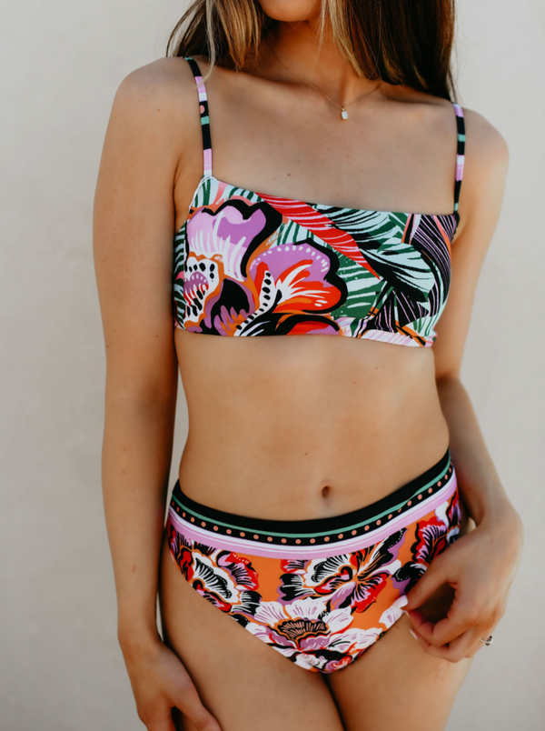 Maaji Apricot Blooms Scape Bikini Top