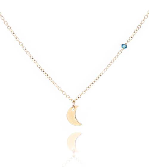 maemae I Love You To The Moon And Back Necklace