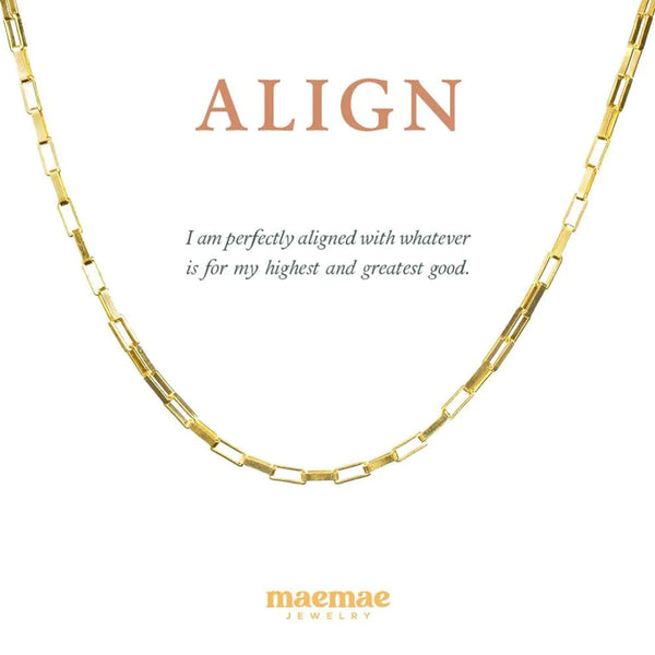 maemae Align Box Chain Necklace