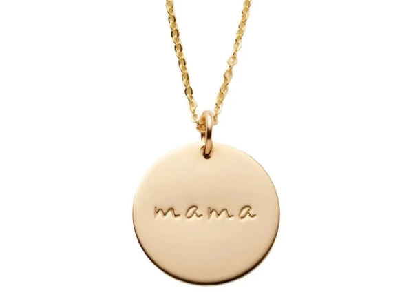 Made By Mary Mama Disc Necklace