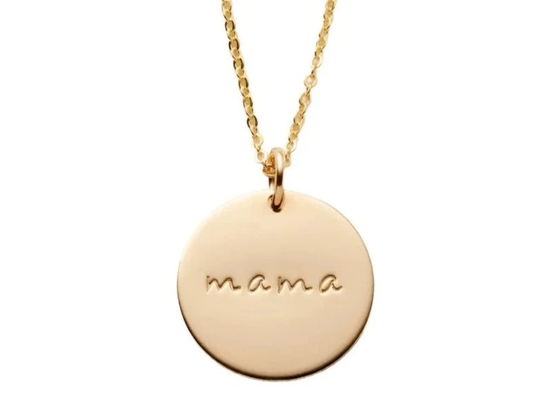 Made By Mary Mama Disc Necklace