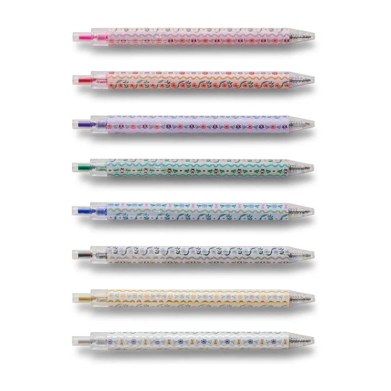 Rifle Paper Co. Delphine Gel Pen Set of 8