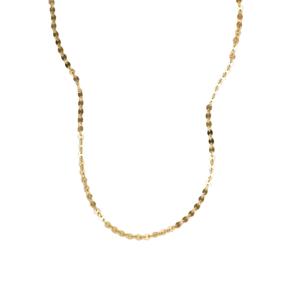 Made By Mary Mini Poppy Choker Necklace – petite linked circle choker in gold filled, lightweight and layerable.