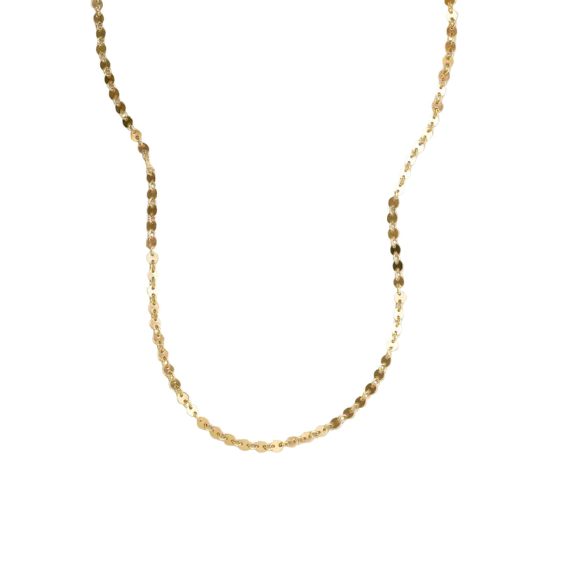 Made By Mary Mini Poppy Choker Necklace – petite linked circle choker in gold filled, lightweight and layerable.