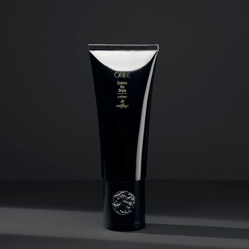 Oribe Crème for Style – rich styling cream that delivers firm yet flexible hold, tames frizz, and adds multi-dimensional shine with hydrating botanicals like geranium, lavender, chamomile and green tea.