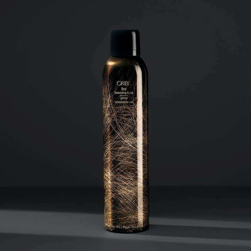 Oribe Dry Texturizing Spray – invisible dry hair spray for instant volume, texture, and oil absorption, luxury styling product for all hair types.