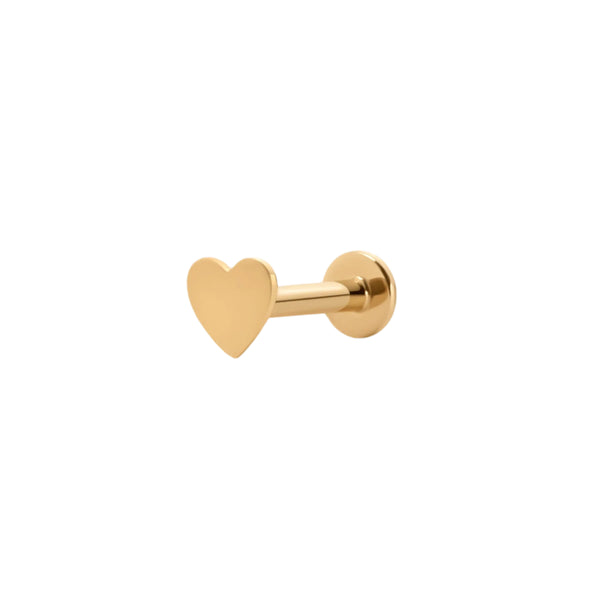 Made By Mary 14k Single Stud Earring (Flat Back)