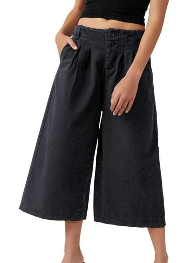 Free People Hard Rain Gaucho Pant