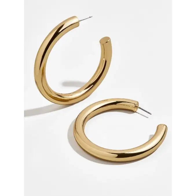 JOSSLYN Chunky Gold Hoop Earring