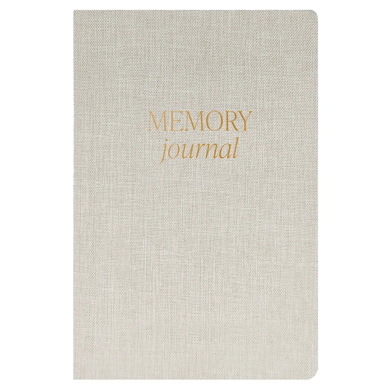 From Sweet Water Decor, a neutral fabric memory journal – linen-covered keepsake notebook for reflections, memories, or daily journaling. This is a chic and trendy journaling option.