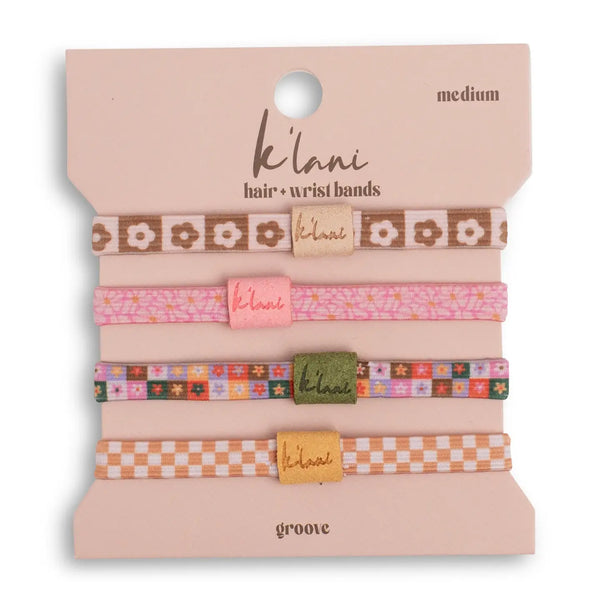 K'lani Hair & Wrist Band- Groove