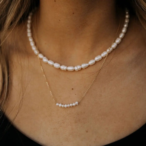 Mauve Jewelry Oceanside Pearl Necklace