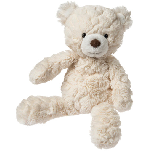 Mary Meyer Cream Putty Bear - Small. This is an Ultra-soft, huggable plush bear with a creamy, neutral color and velvety texture. Perfect for babies, toddlers, and children as a comforting cuddle companion. Durable, high-quality design ideal for gifting, nurseries, and playtime. Shop now for a cozy, lovable stuffed bear from Mary Meyer’s trusted plush collection.