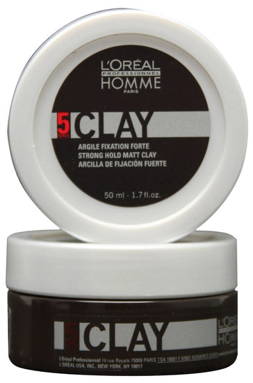L'Oreal Homme 5 Clay Strong Hold Clay