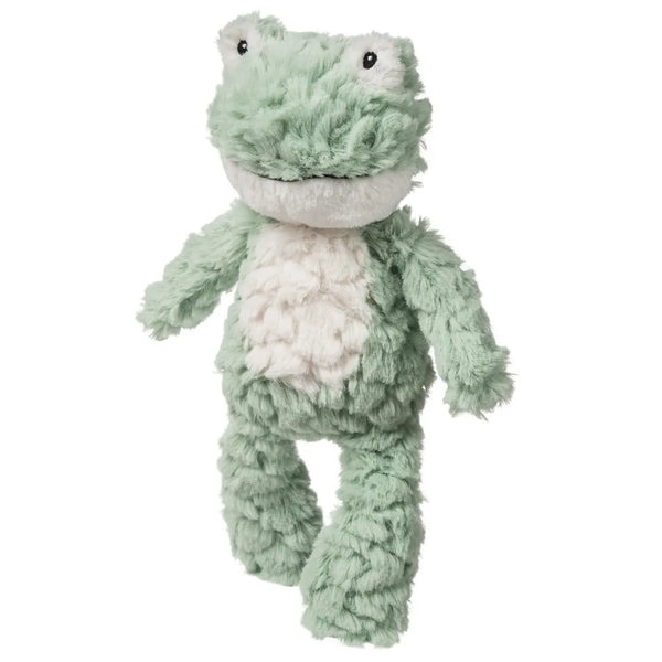 Mary Meyer Nursery Mint Frog plush toy with soft mint fabric and embroidered features – safe cuddly stuffed animal for babies and toddlers.
