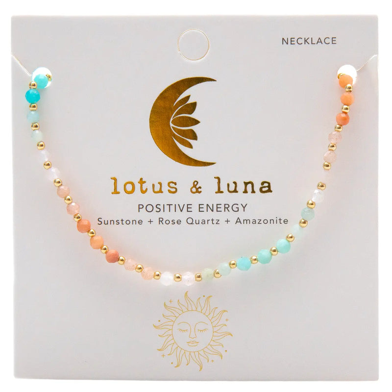 Lotus & Luna 3mm Healing Necklace