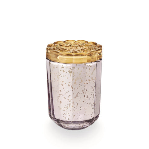 Illume Lavender La La Flourish Glass Candle