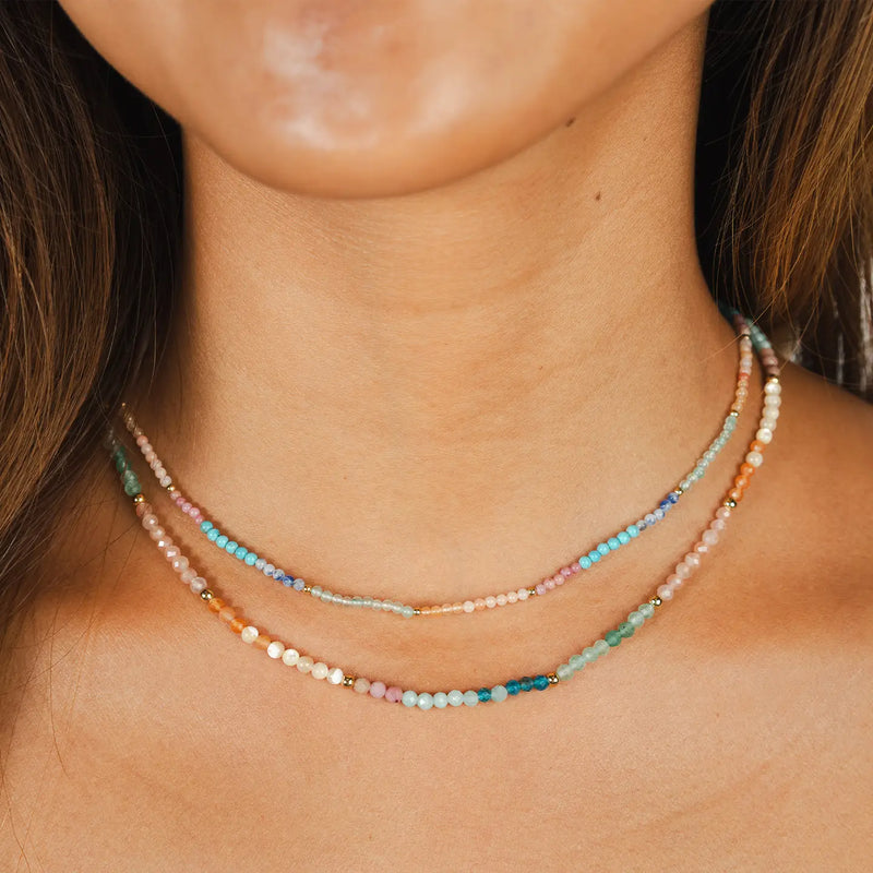 Lotus & Luna 2mm Healing Necklace