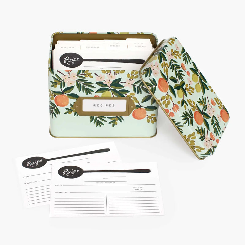 Rifle Paper Co. Recipe Tin