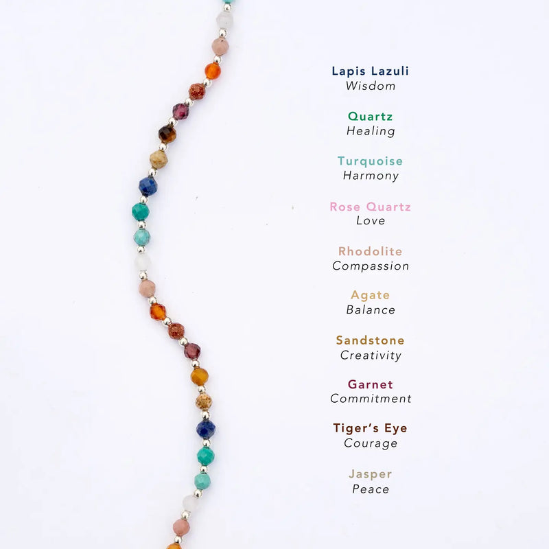 Lotus & Luna 3mm Healing Necklace