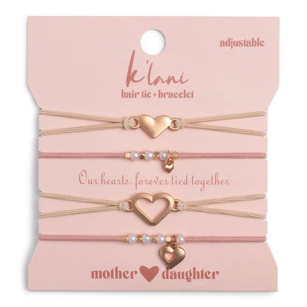 K'lani Hair Tie & Bracelet- Mother/Daughter