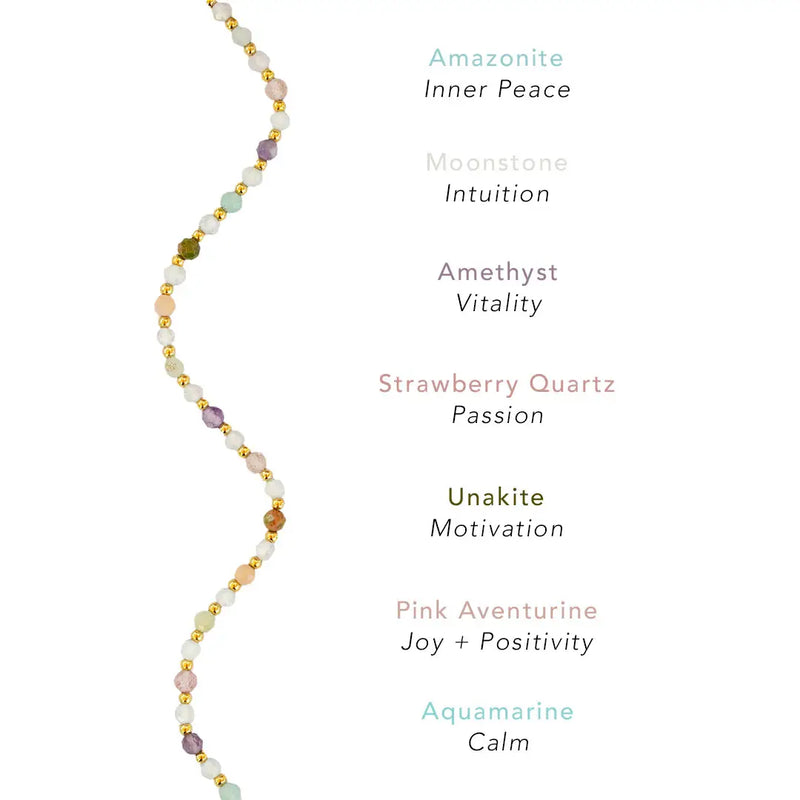 Lotus & Luna 3mm Healing Necklace