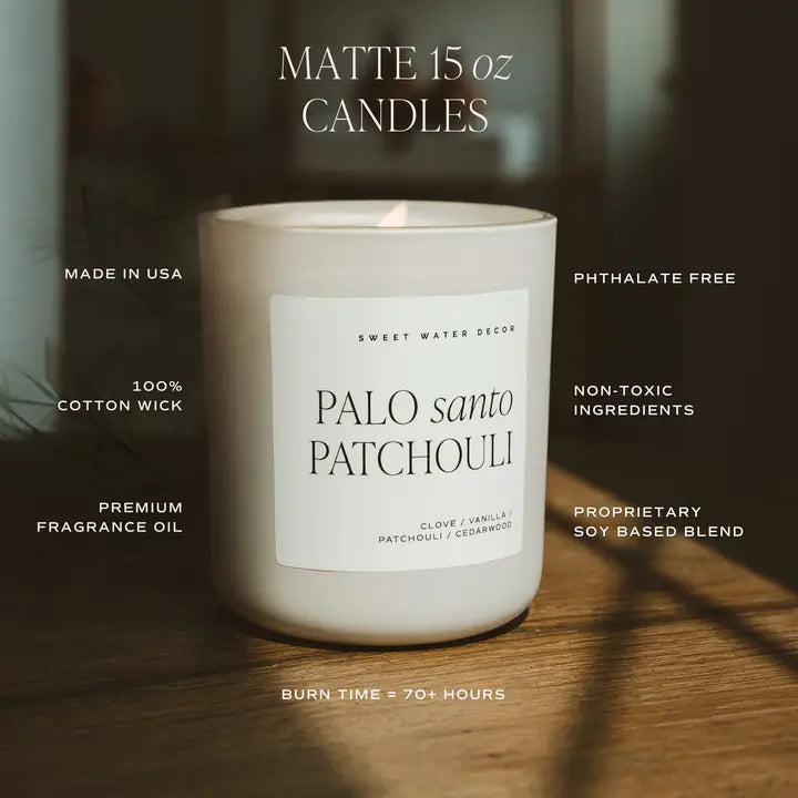 Sweet Water Decor Island Air 15 oz Candle, Matte Jar