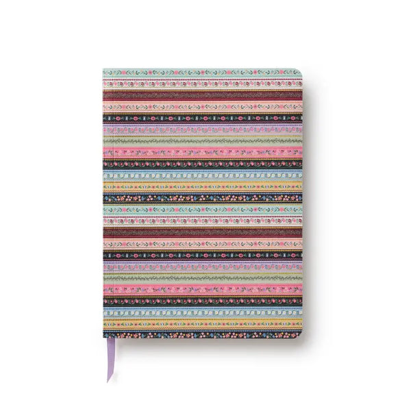 Rifle Paper Co. softcover journal with Gemma geometric, lined pattern – modern abstract notebook with lined pages for stylish note-taking and daily journaling.