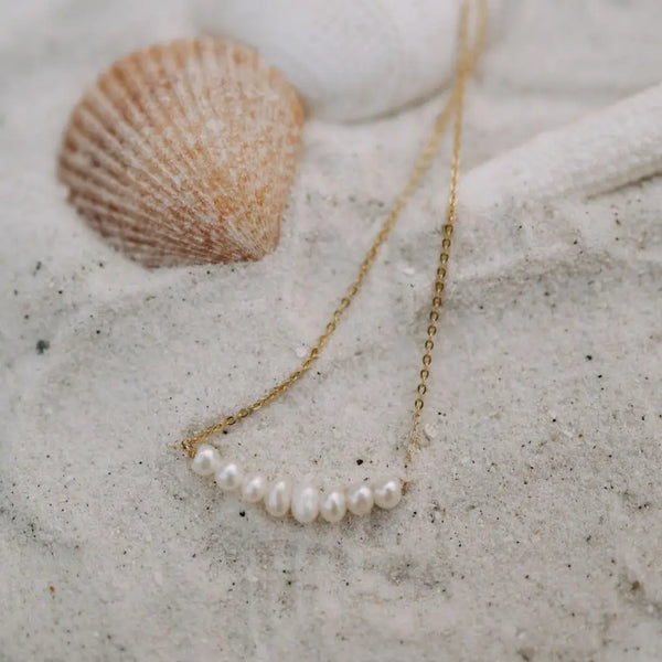 Mauve Jewelry Oceanside Pearl Necklace
