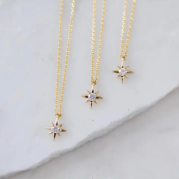 Mesa Blue Mini Star Necklace