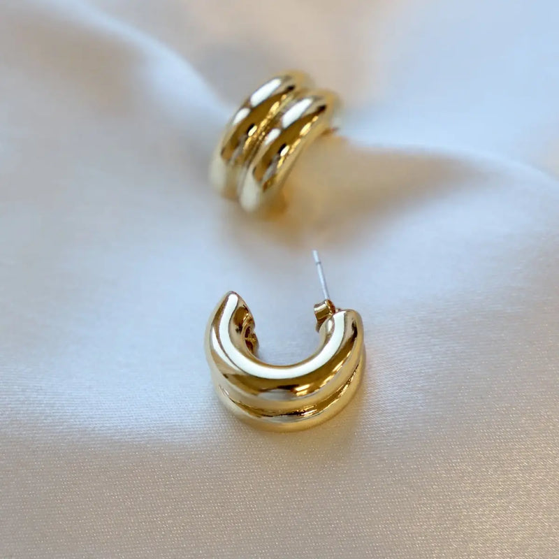 Katie Waltman The Nines Chunky Double Hoop