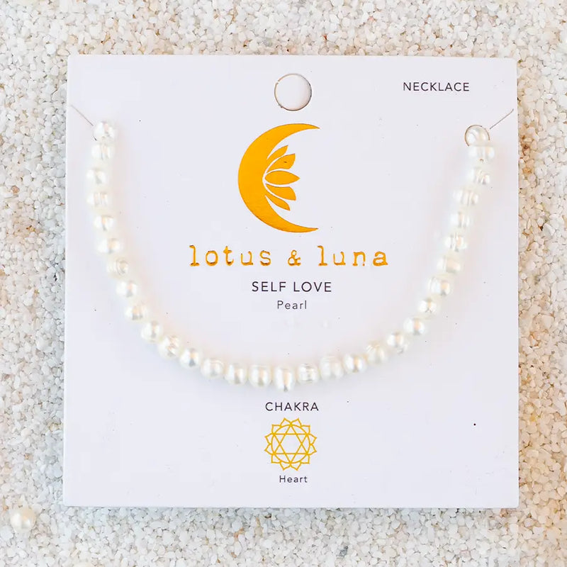 Lotus & Luna 4mm Healing Necklace