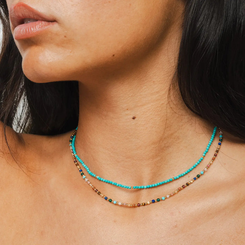 Lotus & Luna 2mm Healing Necklace