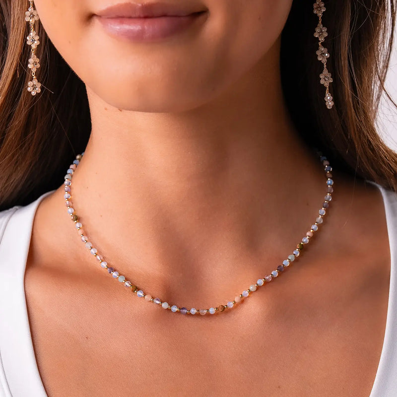 Lotus & Luna 3mm Healing Necklace