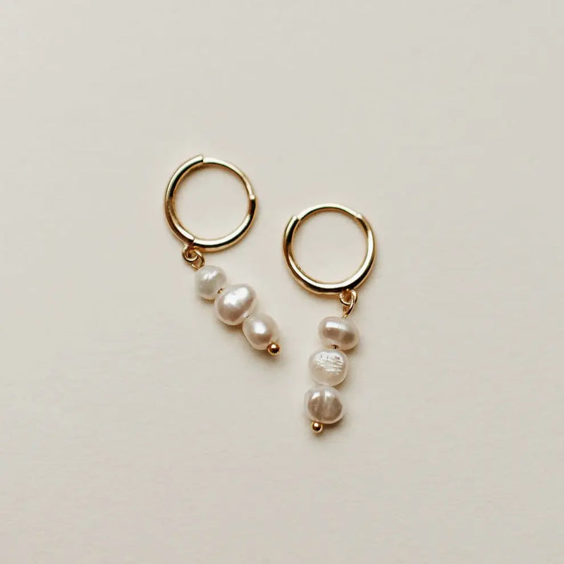 Mauve Jewelry Catalina Pearl Earrings