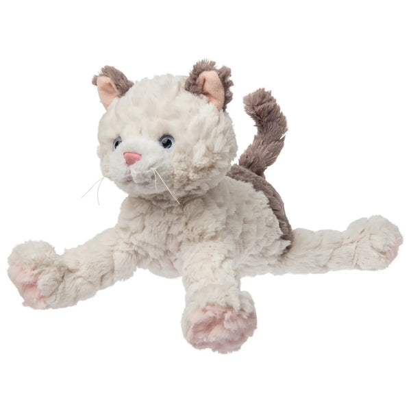 Mary Meyer Putty Patches Kitty plush stuffed animal – soft cat toy in neutral colors for babies and kids.