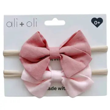 ali+oli Baby Headband Bow Set