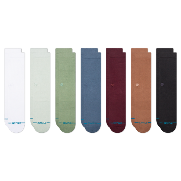 Stance Icon Crew Socks 7 Days A Week Pack