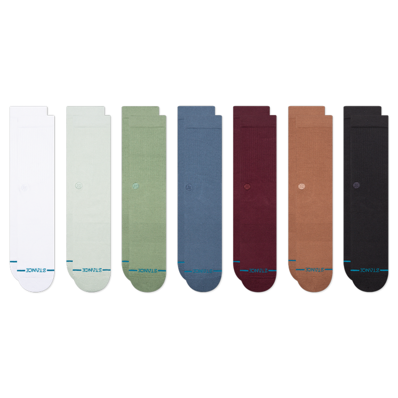 Stance Icon Crew Socks 7 Days A Week Pack