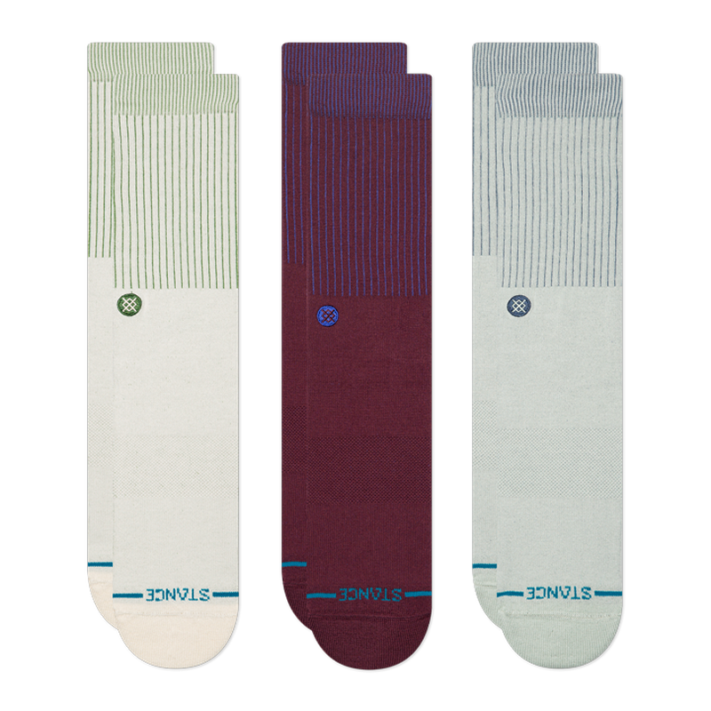 Stance Icon Crew Socks 3 Pack