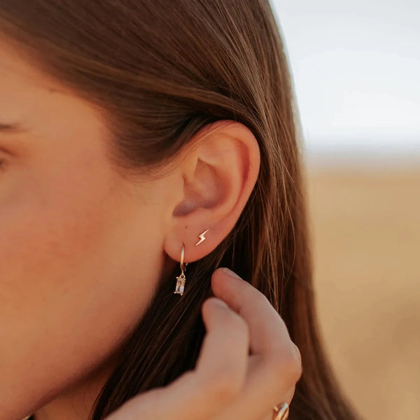 Mauve Jewelry Stud Earring