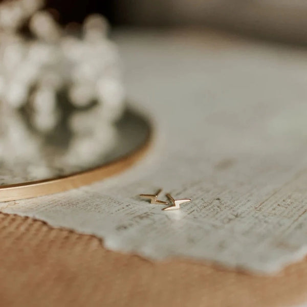 Mauve Jewelry Stud Earring