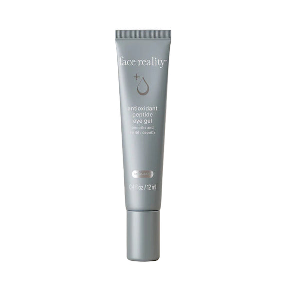 Face Reality Antioxidant Peptide Eye Gel lightweight treatment that smooths fine lines, reduces puffiness and hydrates delicate under-eye skin.