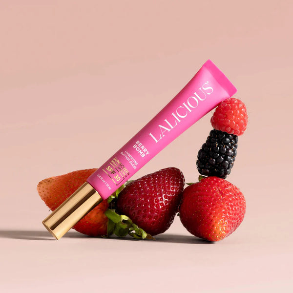 Lalicious Hydrating Butter Gloss SPF 30 Berry Bomb
