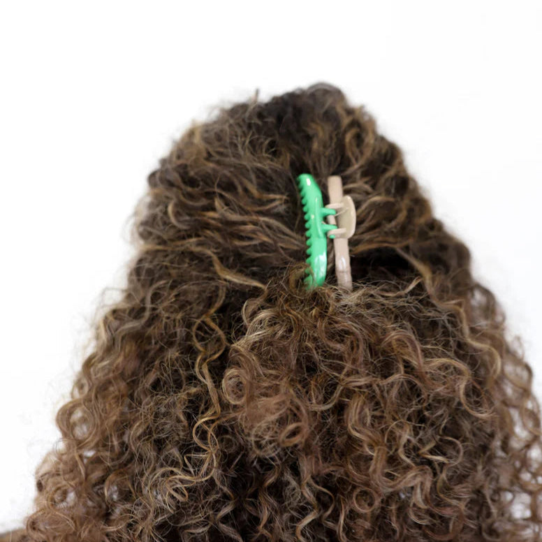 KAXI TWO TONED SHINY MINI HOLD EVERYTHING CLAW