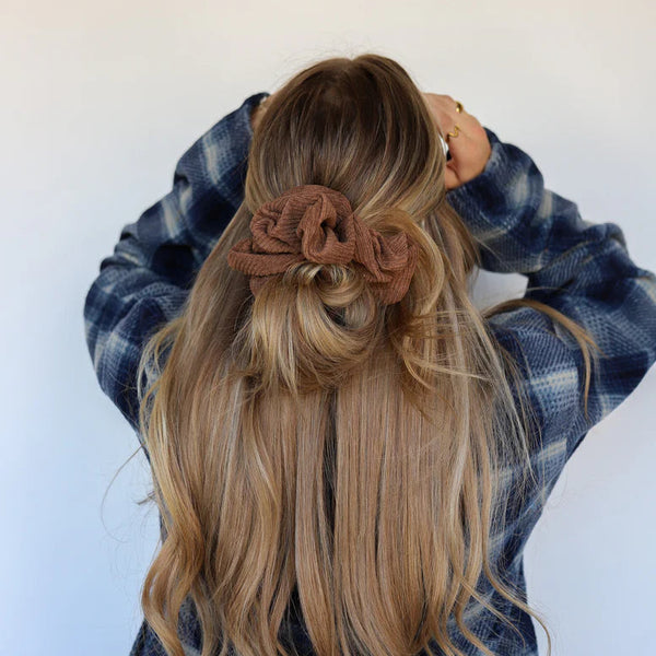 KAXI GRANDPA CORDUROY OVERSIZED SCRUNCHIE