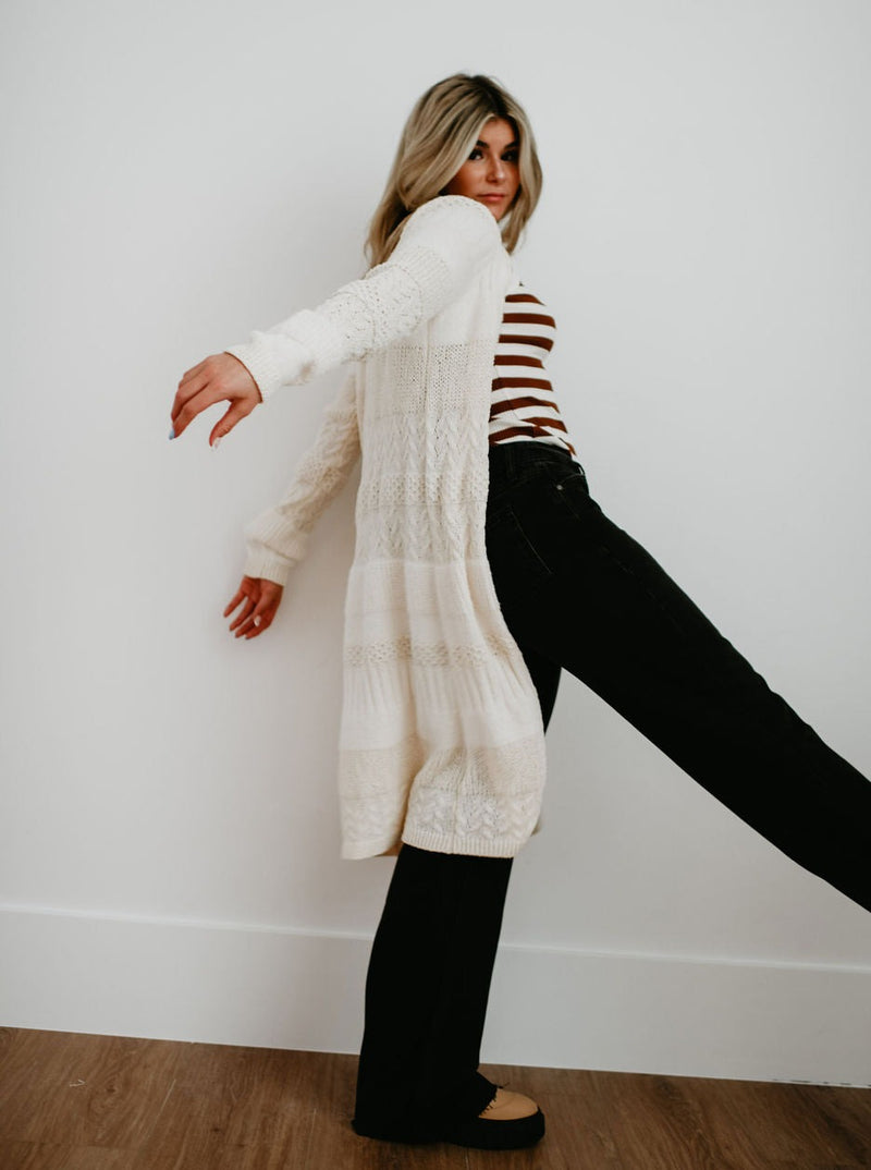 The Cream Knitted Nook Cardigan